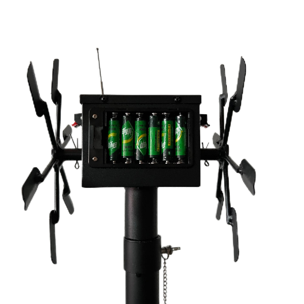 Wireless Remote Control Double Wheels Cold Pyro Fountain machine ...