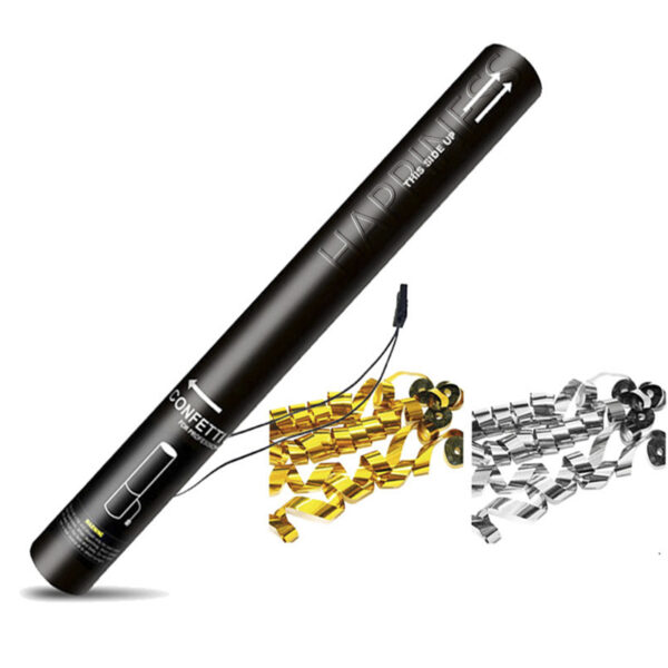 80cm Electric Metallic Gold Confetti Cannon - 图片 6